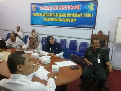 Rakor Program Sanitasi Total Berbasis Masyarakat (STBM) Kabupaten Batang 