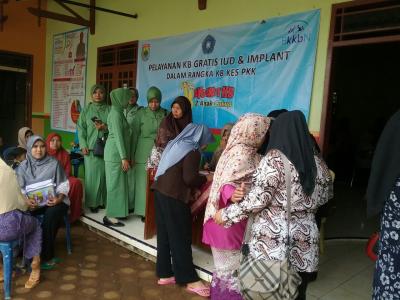 Pelayanan KB dalam Rangka Hari Juang Kartika (HJK) Tahun 2017 