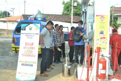 Disperindakop Batang Gelar Pengawasan SPBU di Sepanjang Jalan Pantura