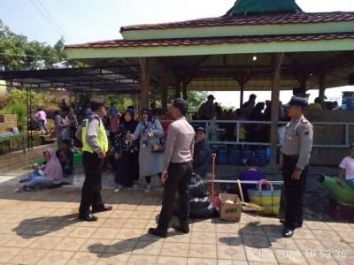 Amankan Syawalan, Polsek Limpung Patroli Lokasi Wisata Sri Gunung