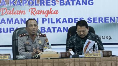 Polres Batang Gelar Persiapan Pengamanan Pilkades Serentak