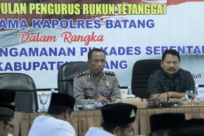 Upaya Polres Batang Ciptakan Situasi Kondusif Saat Pilkades Serentak