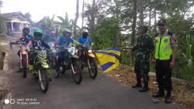 TNI dan Komunitas Trail di Batang, Gelar Trabas dan Bakti Sosial