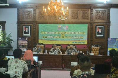 Pemkab Batang Gelar Sosialisasi Penyusunan Produk Hukum Desa